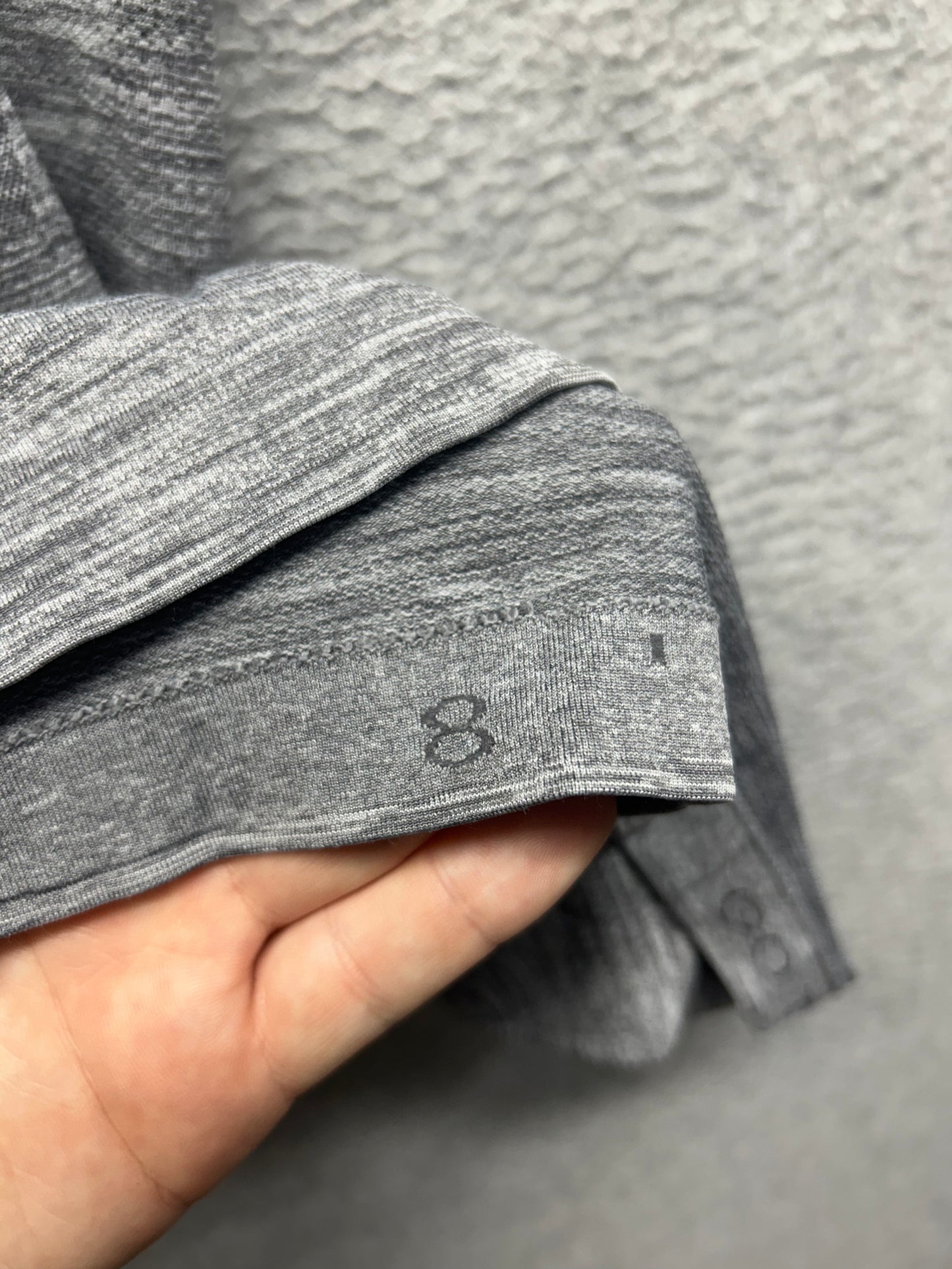 Lululemon Swiftly Tech Short Sleeve Crew Size 8 Heathered Slate