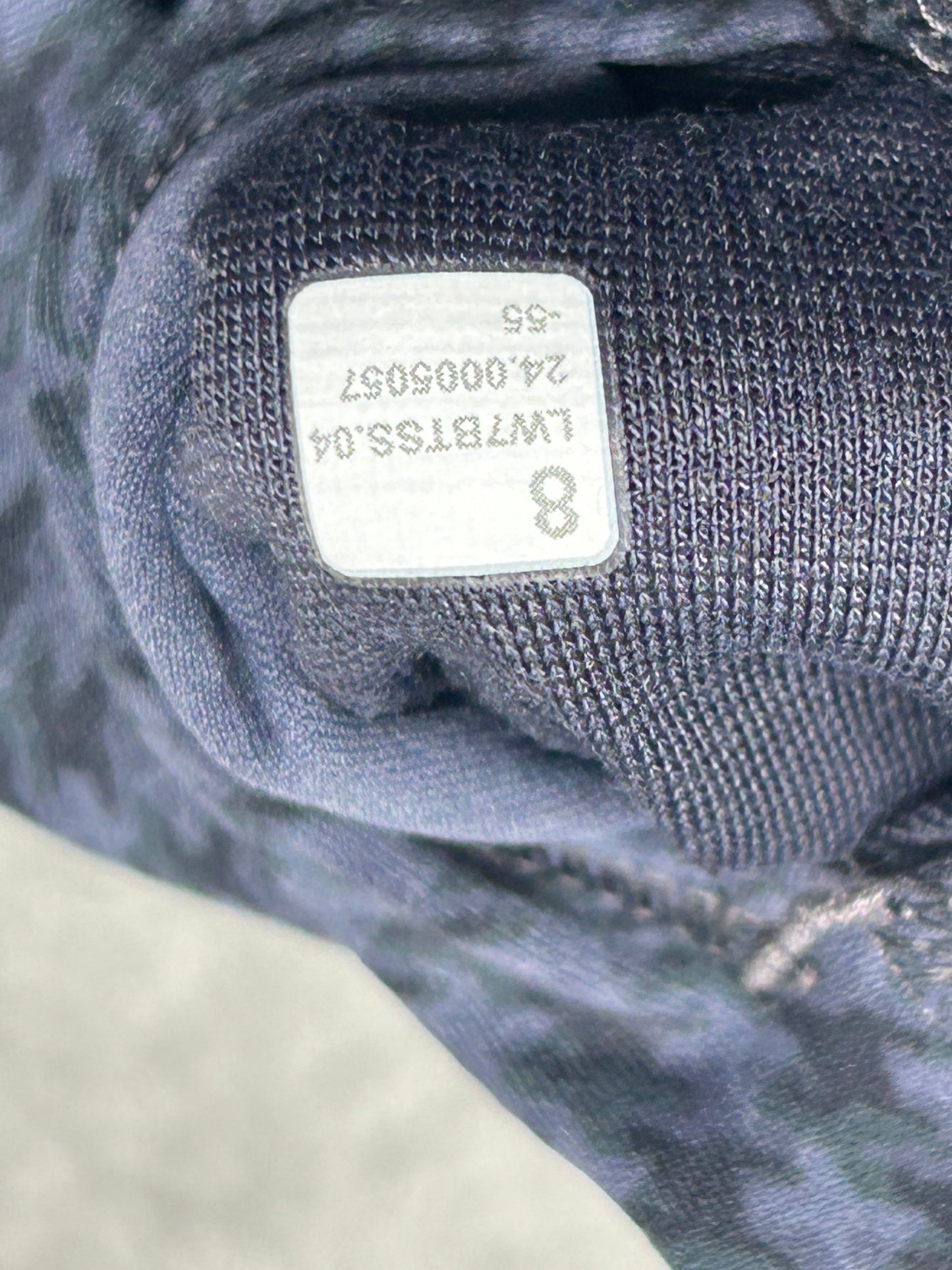 Lululemon Align High-Rise Short 4" Size 8 (Square) Micro Houndstooth Blue Multi