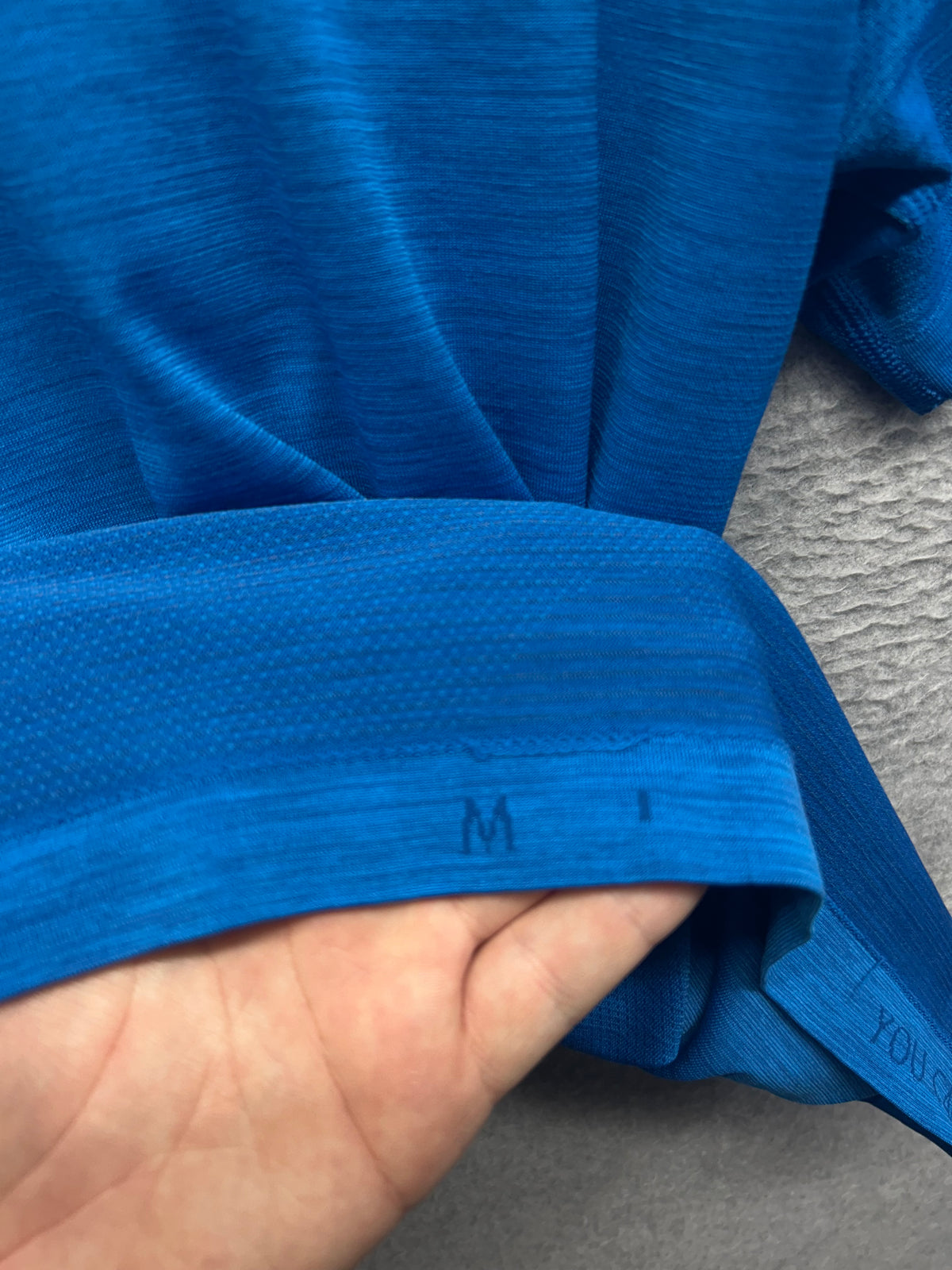 Lululemon Metal Vent Tech Short Sleeve Shirt 2.0 Mens Size Medium Blue