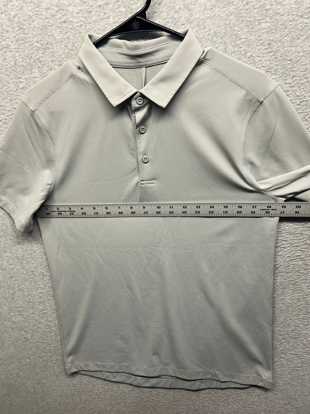Lululemon Evolution Polo Size Medium Gray