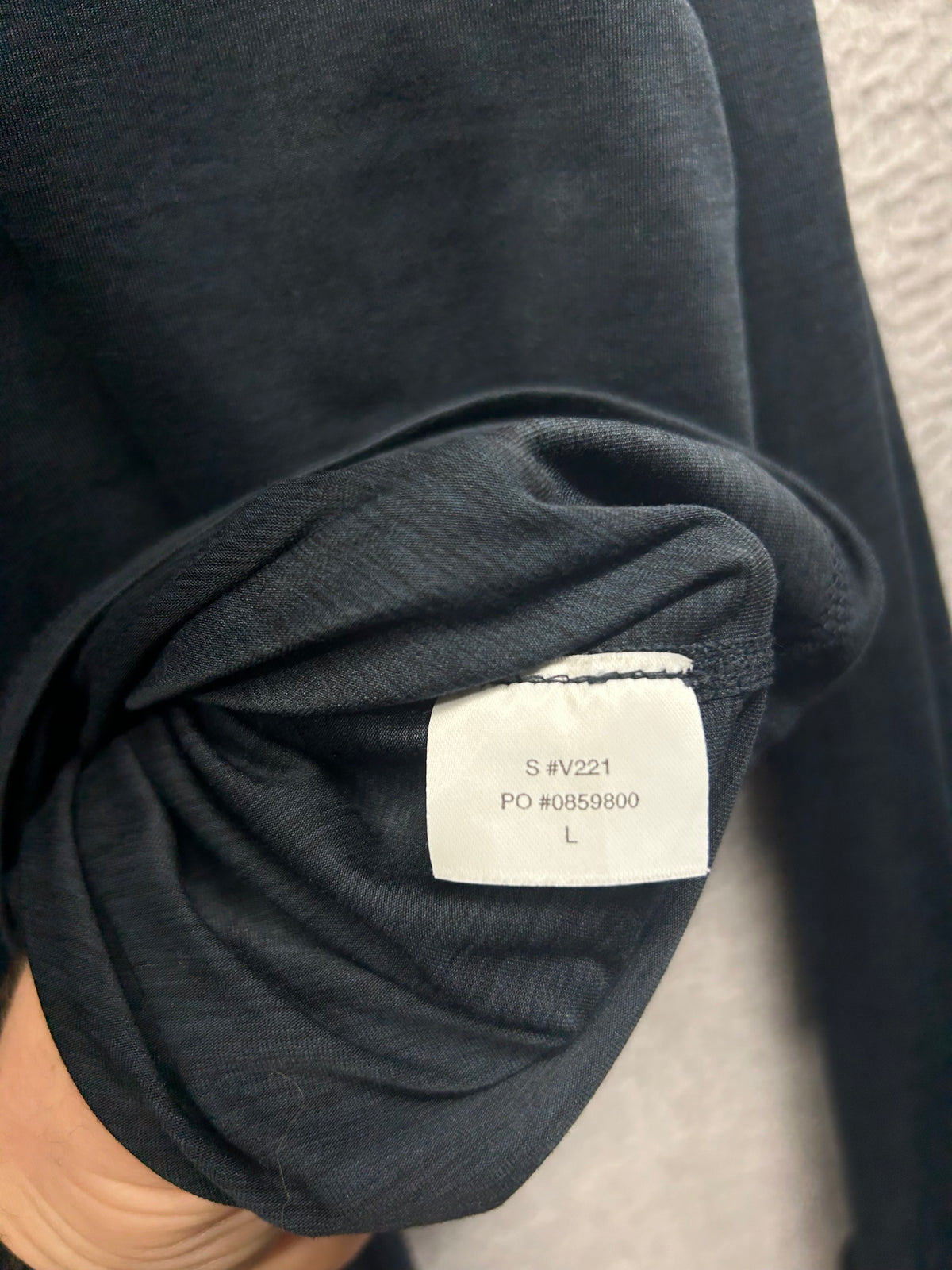 Vuori Ease Performance Half Zip 2.0 Mens Size Large Ink Heather