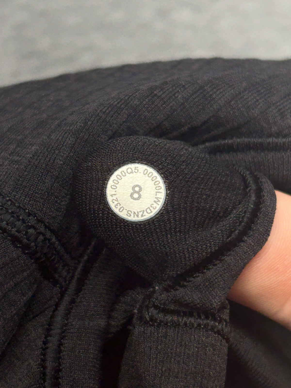 Lululemon Ebb to Street Long Sleeve Size 8 Black