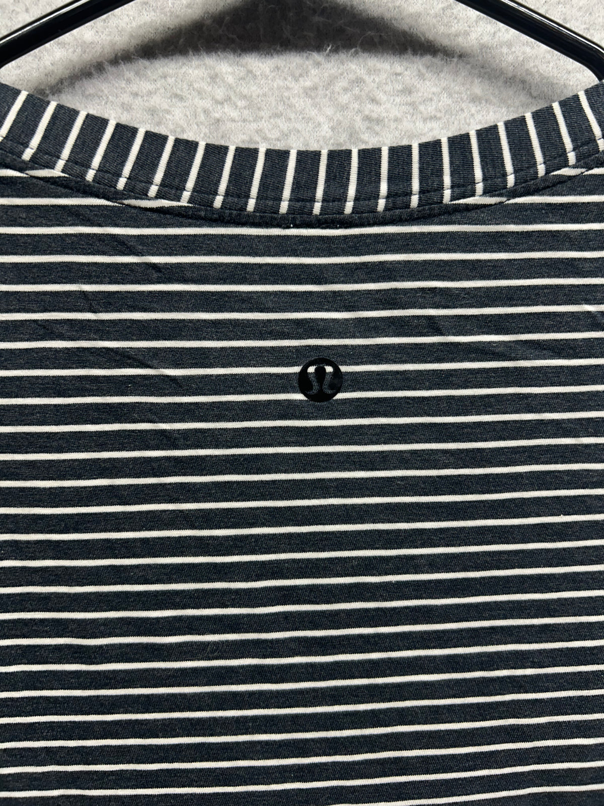 Lululemon Love Crew Short Sleeve Size 8 Black White Striped