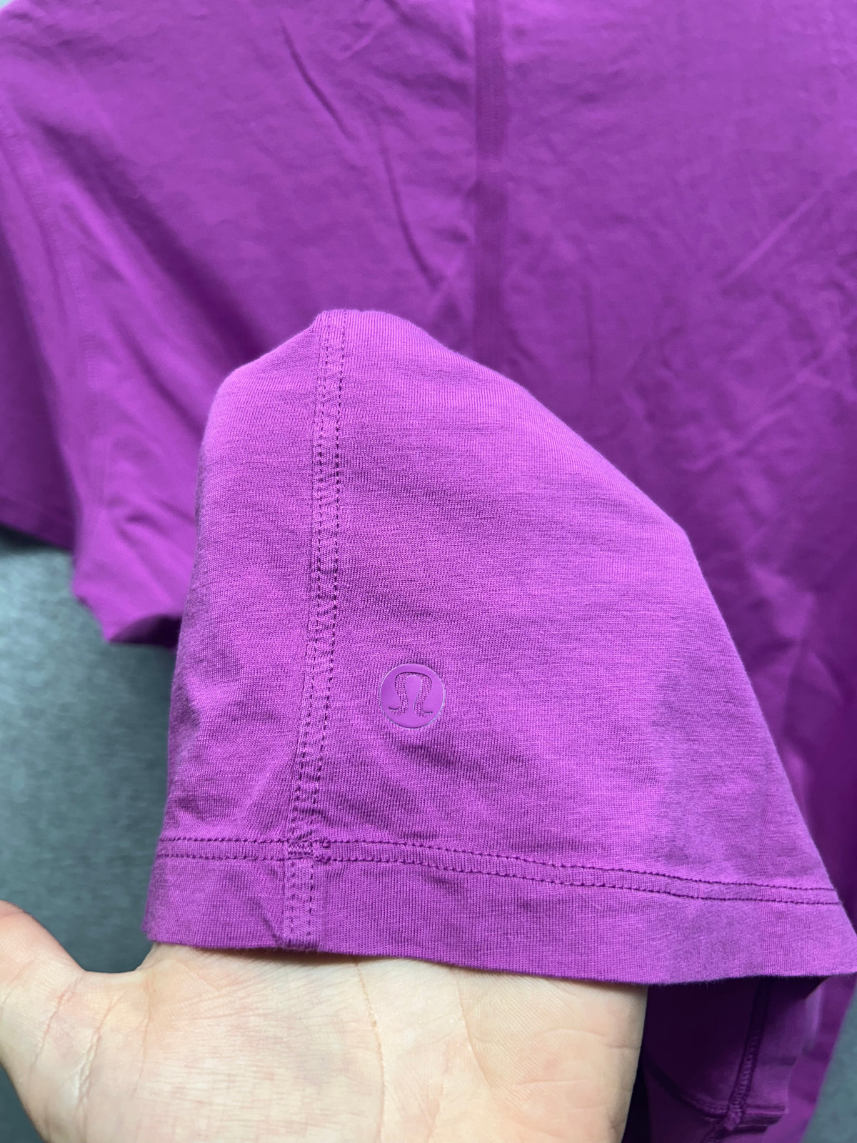 Lululemon Short Sleeve Crew Shirt Size 8 Purple