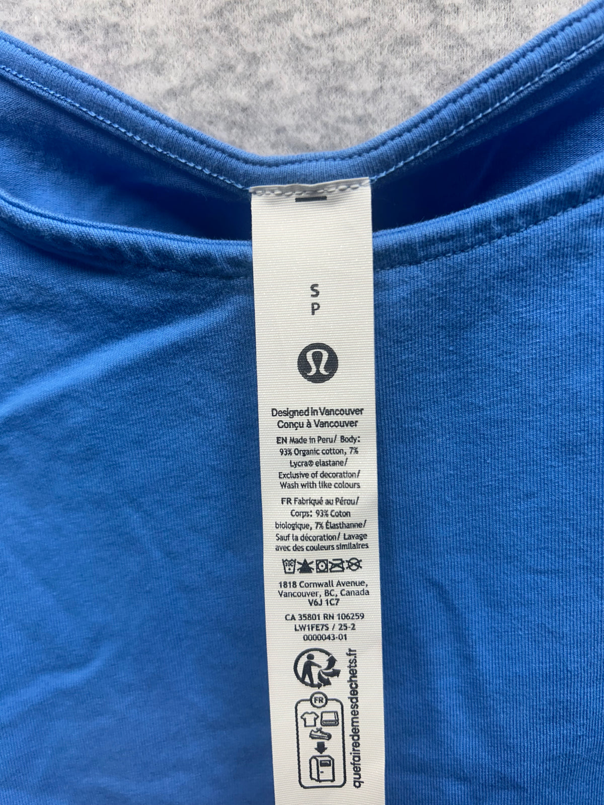 Lululemon Organic Cotton Cinched-Waist Dress Size Small Pool Party