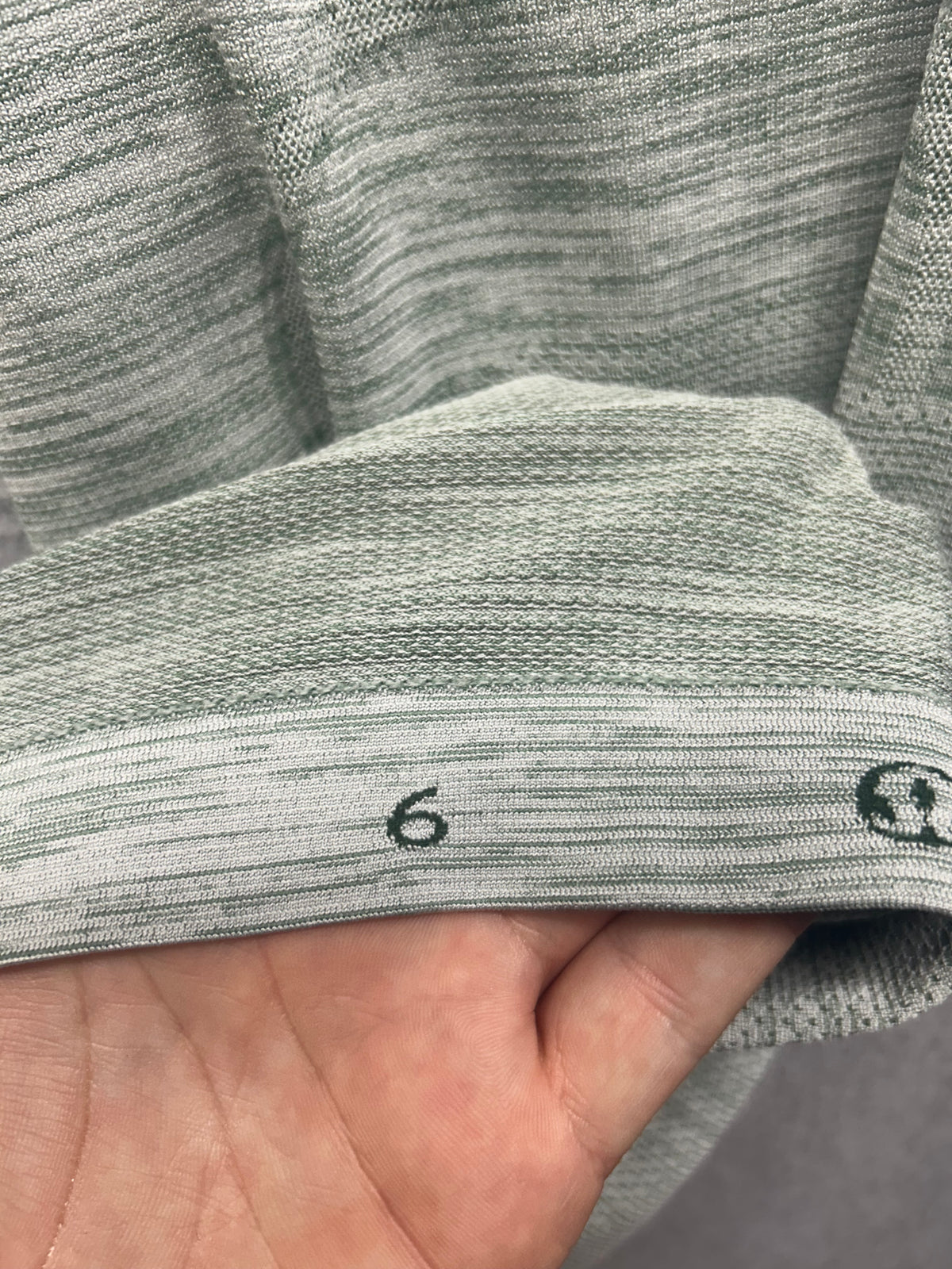 Lululemon Swifty Tech Tank Size 6 Heathered Light Green