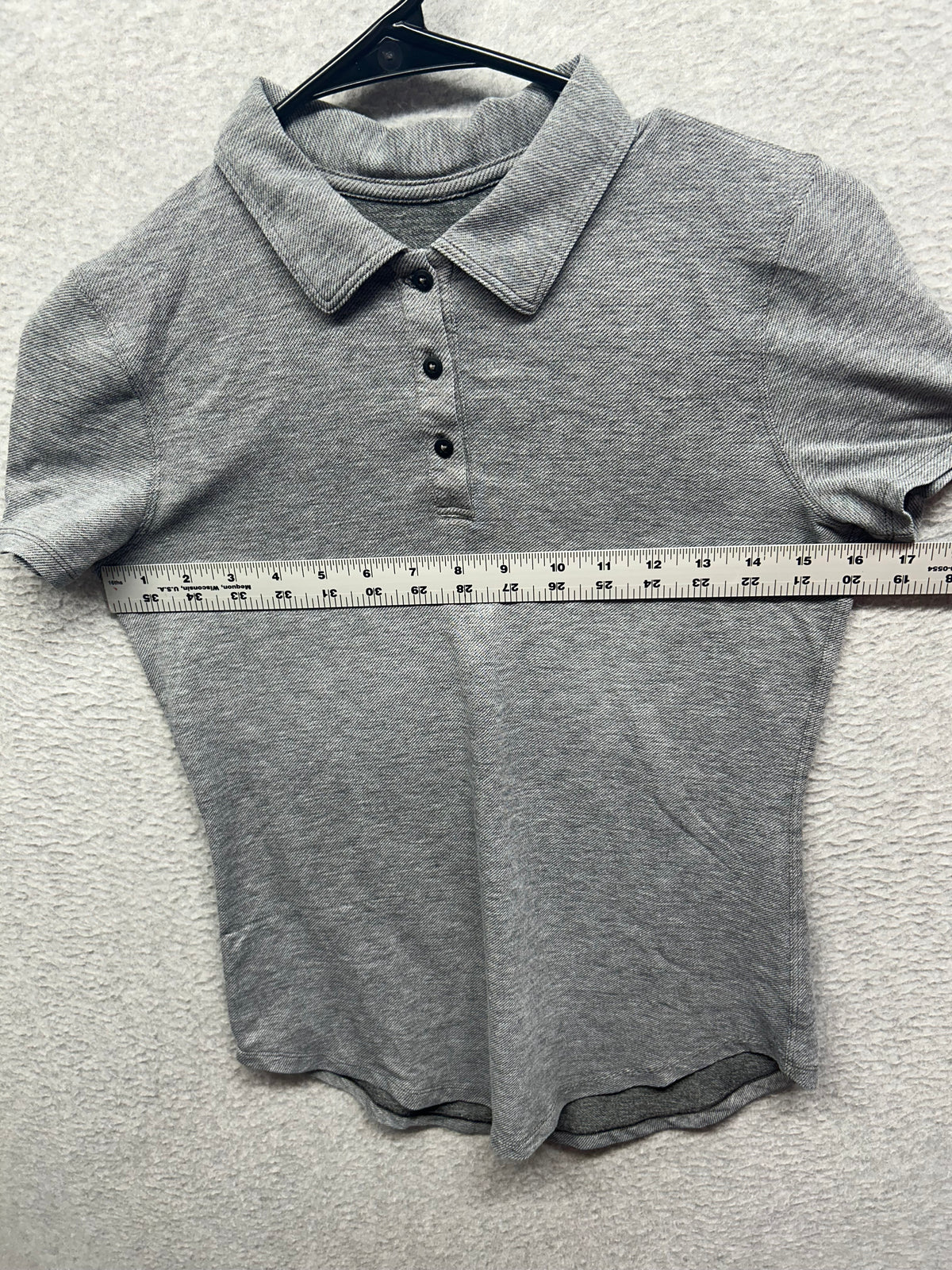 Lululemon Evolution Polo Size XS Heathered Gray
