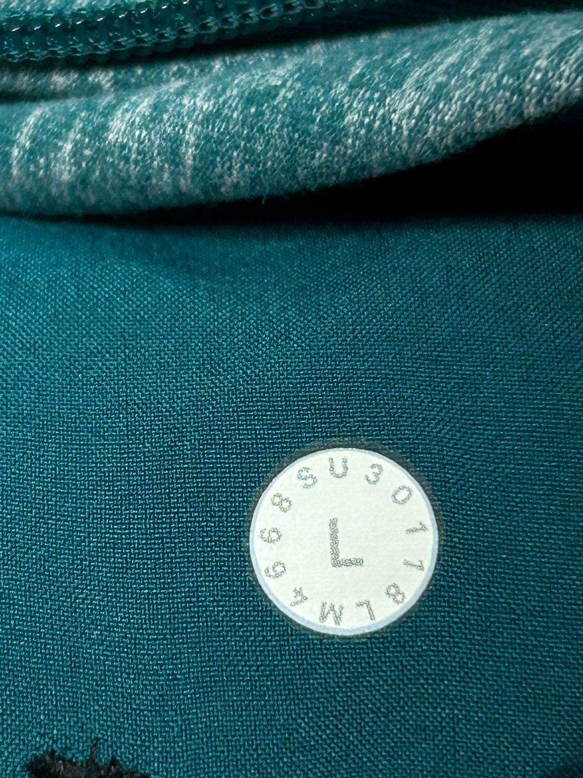 Lululemon Surge Warm Full Zip Size Large Heathered Laguna