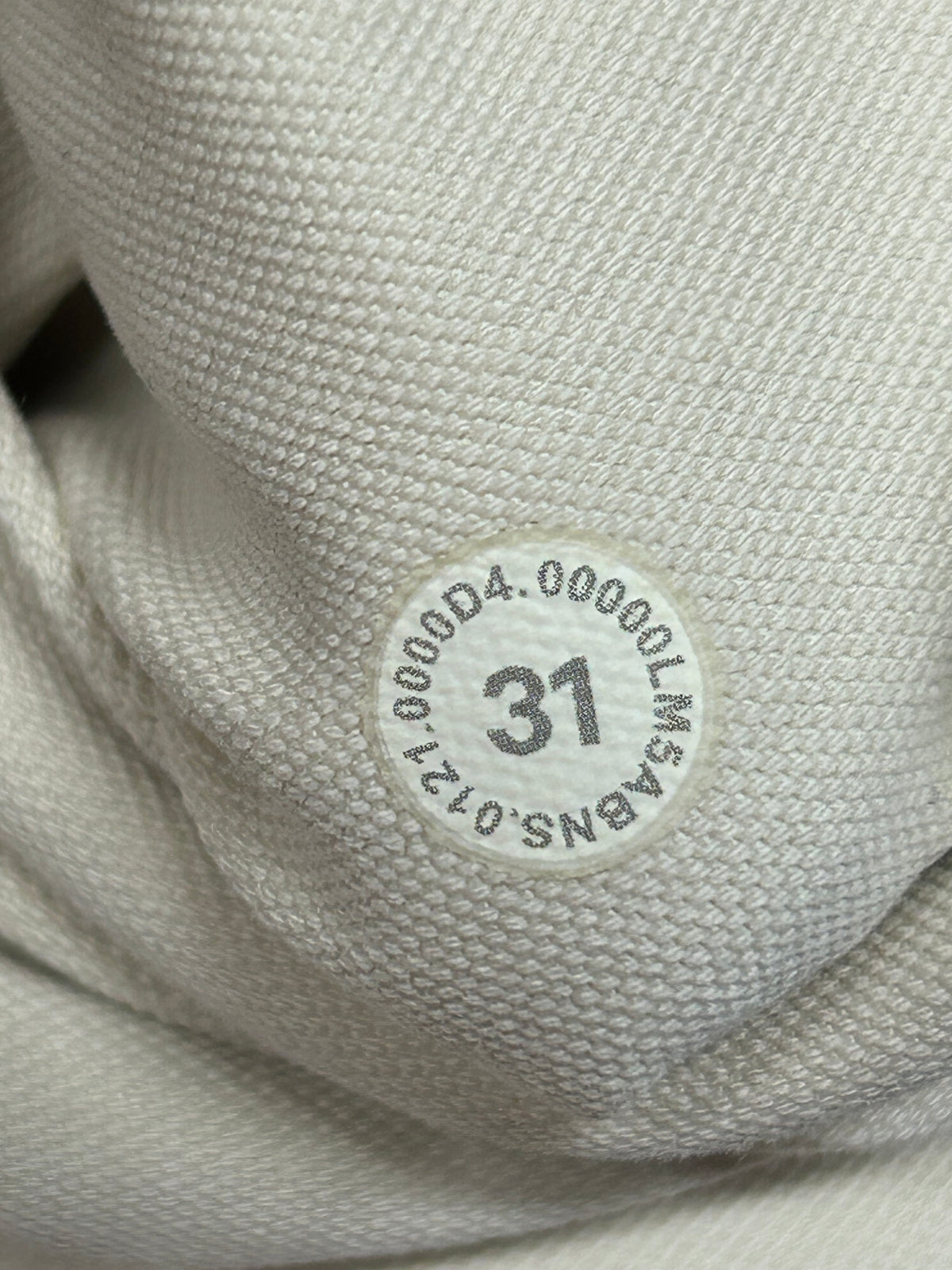 Lululemon ABC Pant Slim 30" Utilitech Size 31 White Opal
