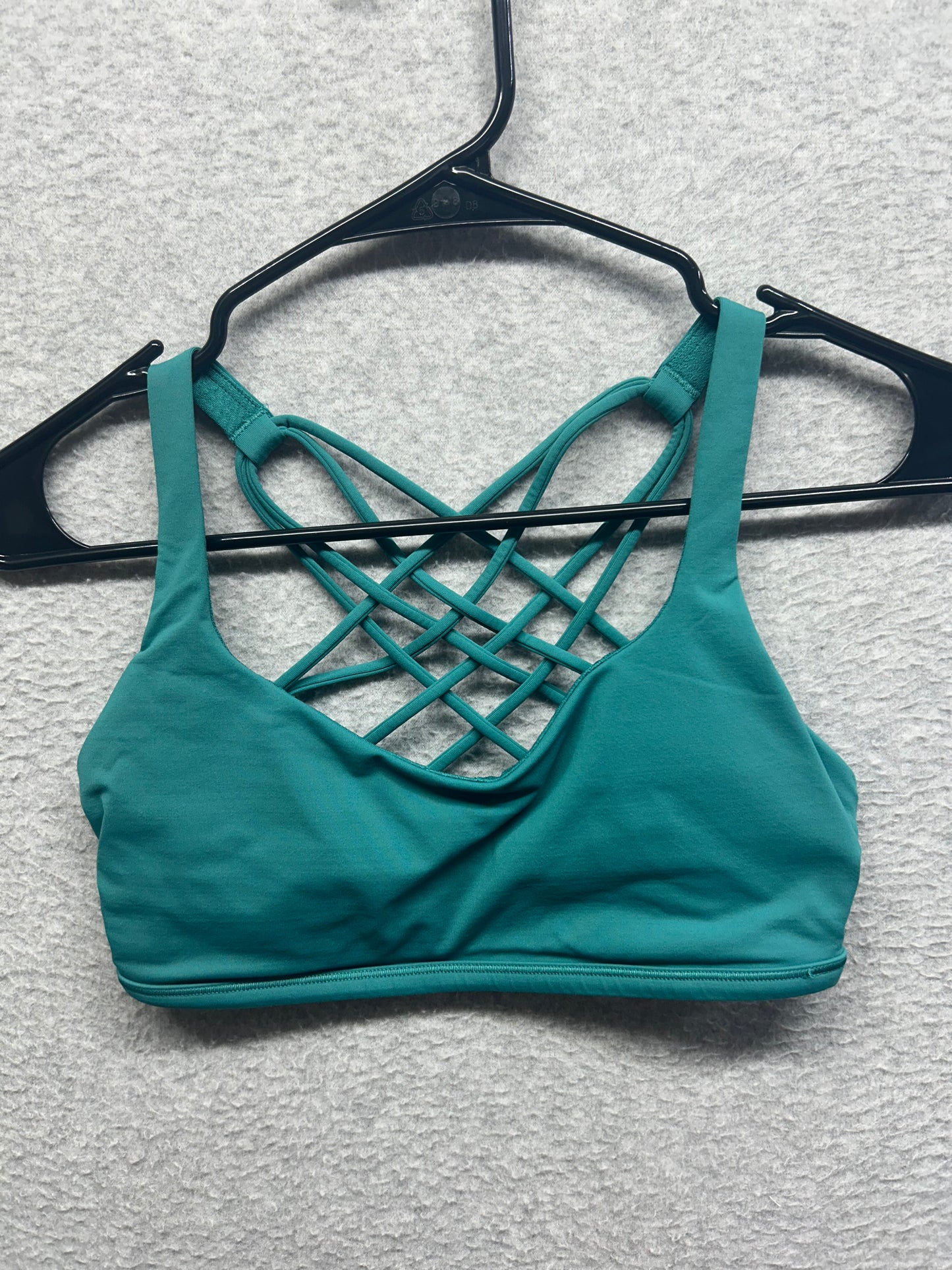 Lululemon Free to Be Bra Size 6 Wild Light Support, A/B Cup - Teal Lagoon