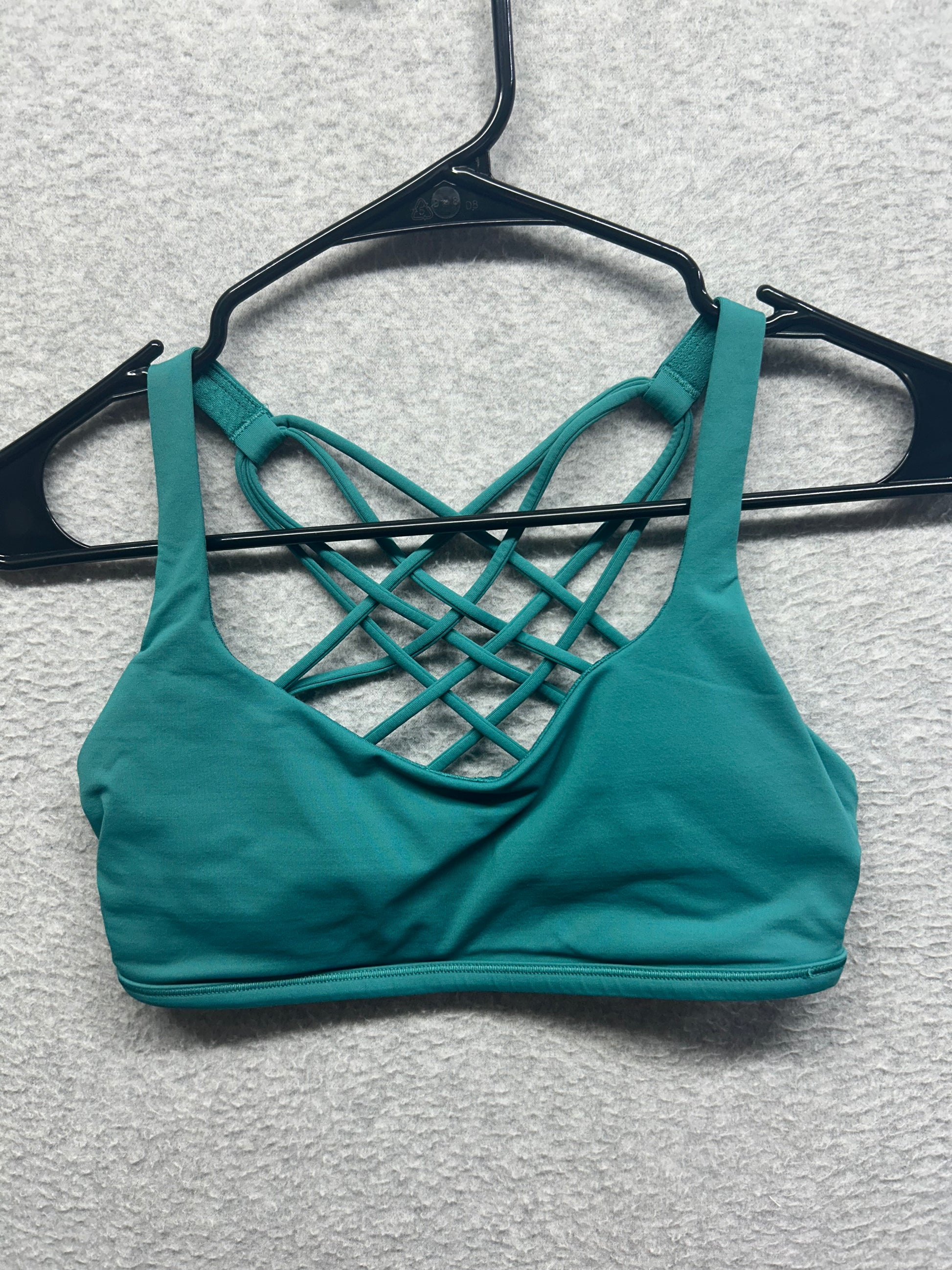 Lululemon Free to Be Bra Size 6 Wild Light Support, A/B Cup - Teal Lagoon