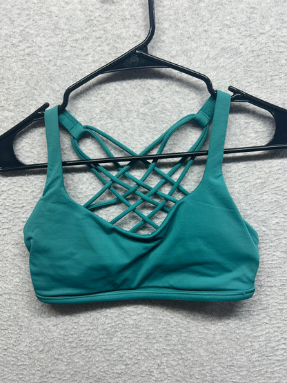 Lululemon Free to Be Bra Size 6 Wild Light Support, A/B Cup - Teal Lagoon