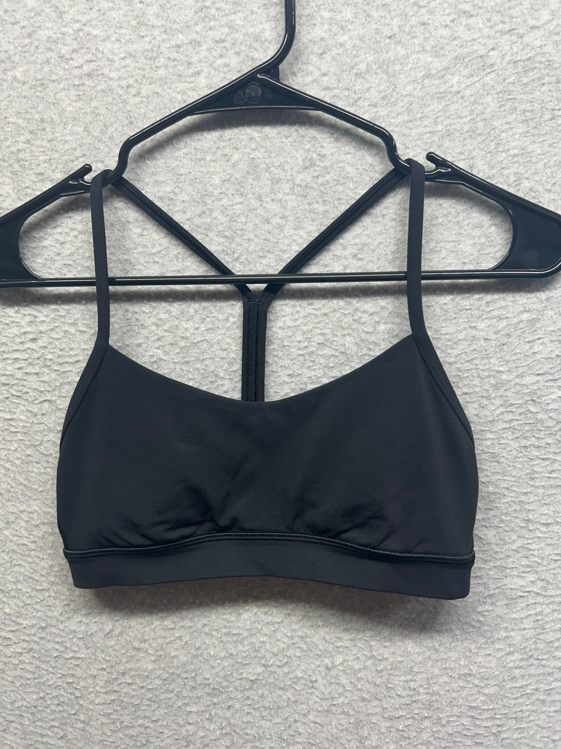 Lululemon Flow Y Nulu Bra Light Support, A-C Cups Size 6 Graphite Grey