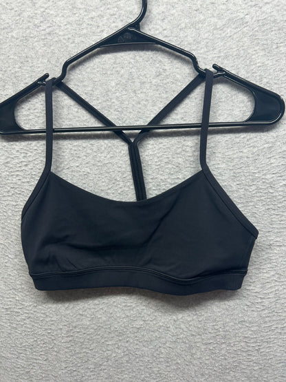 Lululemon Flow Y Bra Nulu Light Support, A–C Cups Size 8 Black