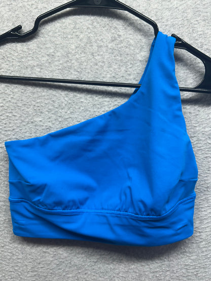 Lululemon Align Asymmetrical Bra Light Support, C/D Cup Size 8 Poolside