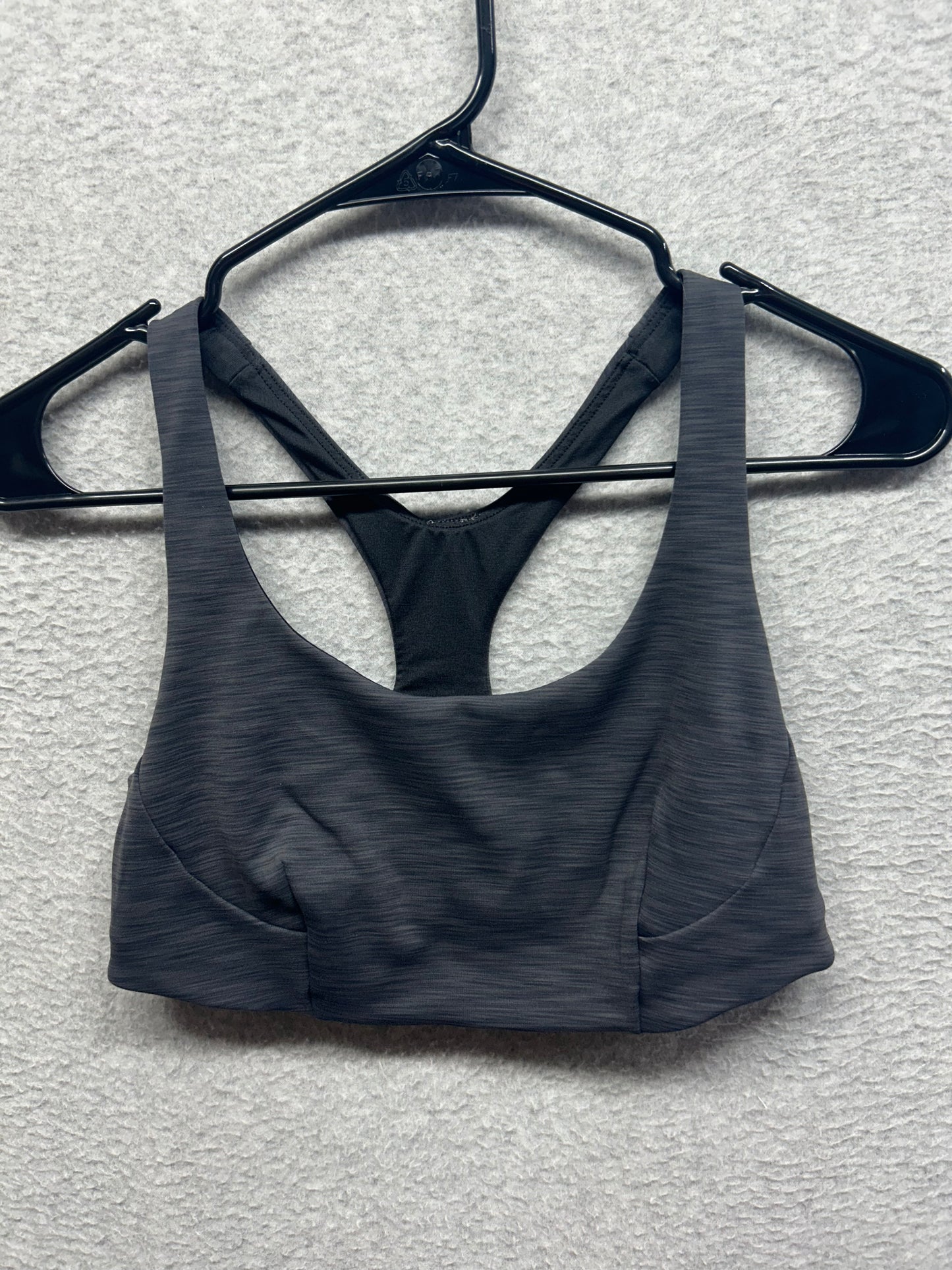 Lululemon Wunder Train Bra Medium Support, C/D Cup Size 8 Heathered Graphite Grey