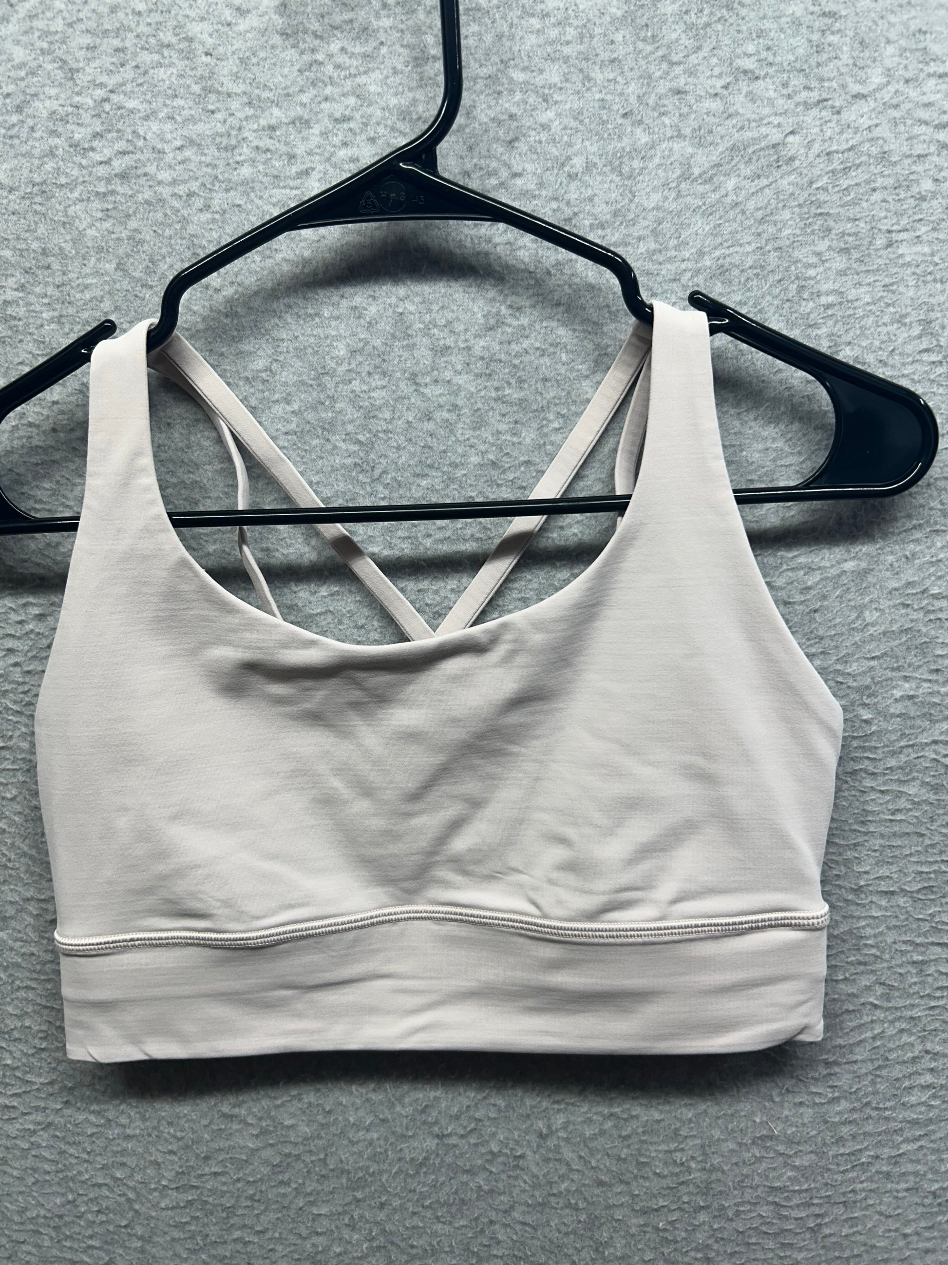 Lululemon Energy Longline Bra Medium Support, B–D Cups Size 8 Flush Pink