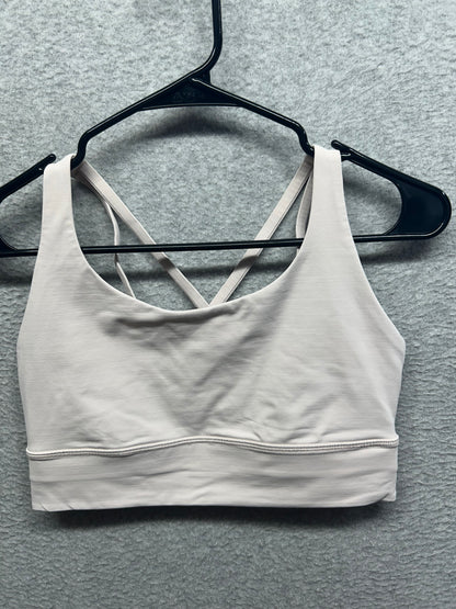 Lululemon Energy Longline Bra Medium Support, B–D Cups Size 8 Flush Pink