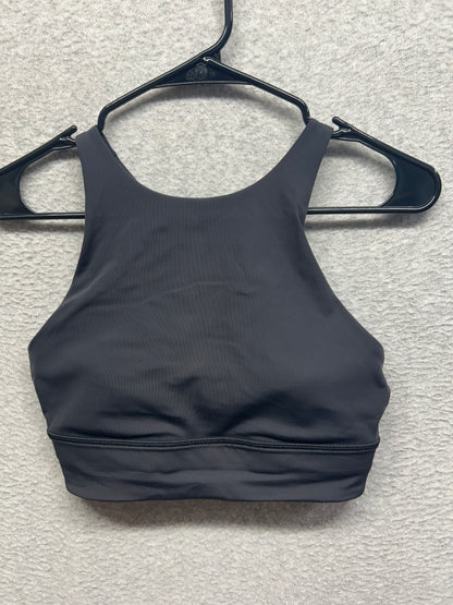 Lululemon Energy Bra High Neck Long Line Tough Size 8 Black