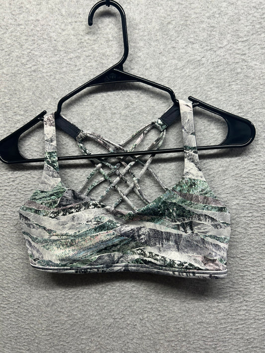 Lululemon Free To Be Bra (Wild) Size 8 Springscape Multi