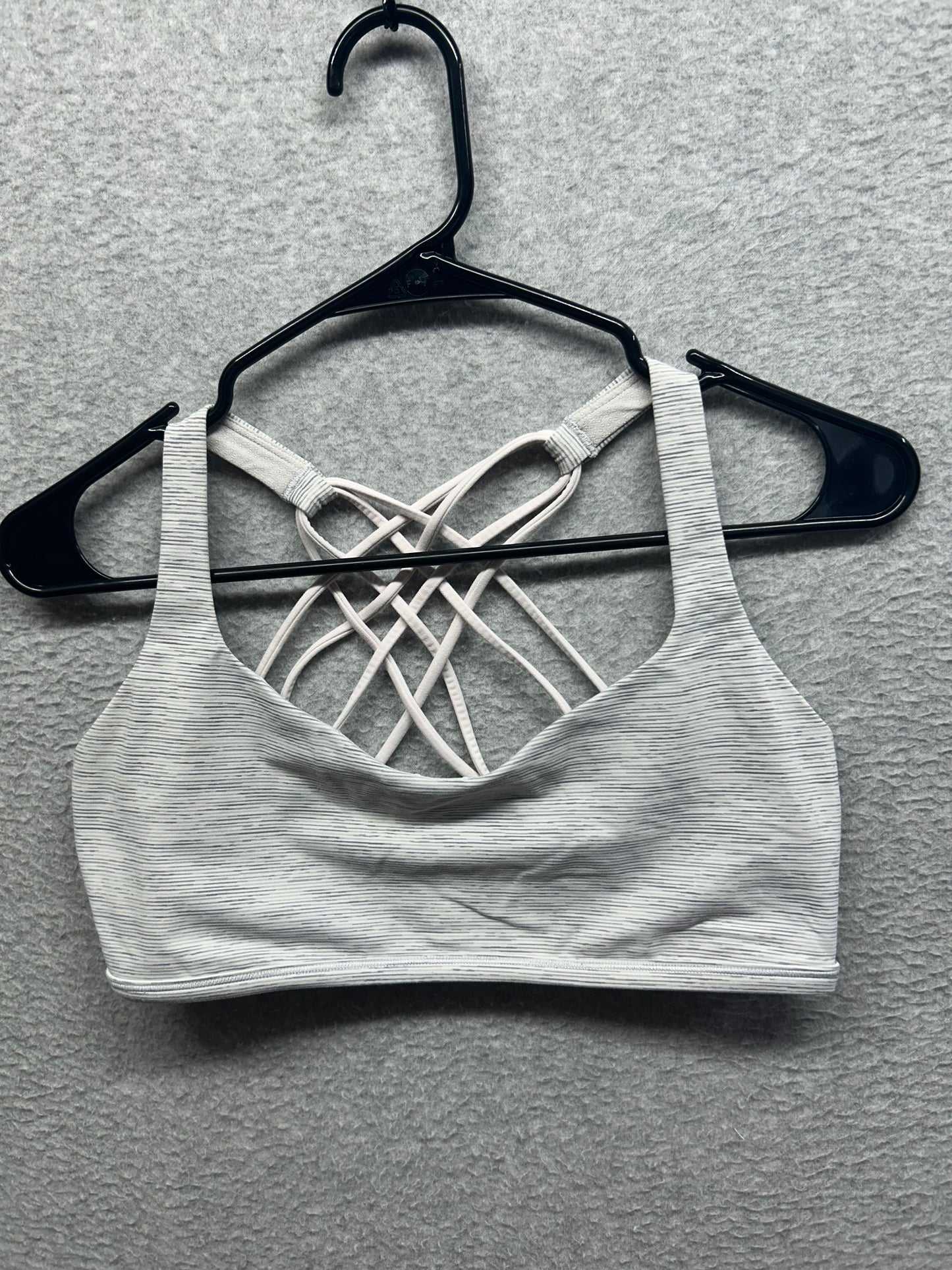 Lululemon Free to Be Bra Size 10 Wild Light Support, A/B Cup - Wee Are From Space Nimbus Battleship / Pink Mist