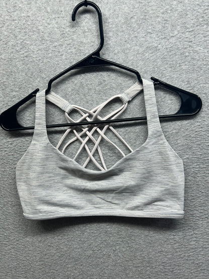 Lululemon Free to Be Bra Size 10 Wild Light Support, A/B Cup - Wee Are From Space Nimbus Battleship / Pink Mist