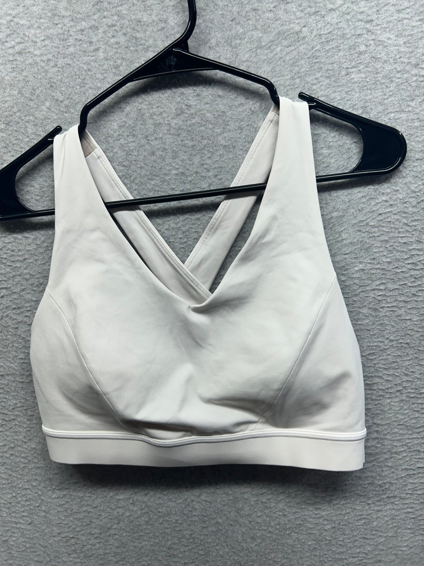 Lululemon Envital Bra Medium Support, D/DD Cup Size 10 White
