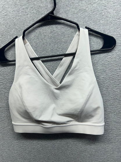 Lululemon Envital Bra Medium Support, D/DD Cup Size 10 White