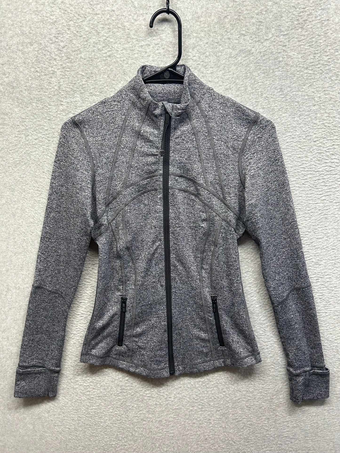 Lululemon Define Jacket Size 4 Heathered Black