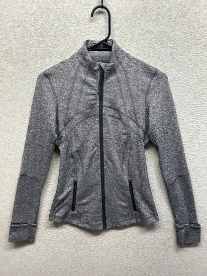Lululemon Define Jacket Size 4 Heathered Black