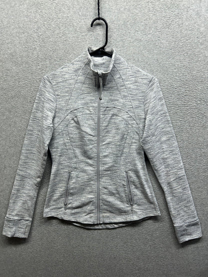 Lululemon Define Jacket Size 8 Wee Are From Space Ice Grey Alpine White
