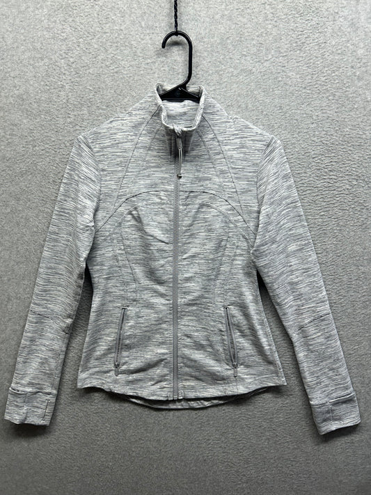 Lululemon Define Jacket Size 8 Wee Are From Space Ice Grey Alpine White