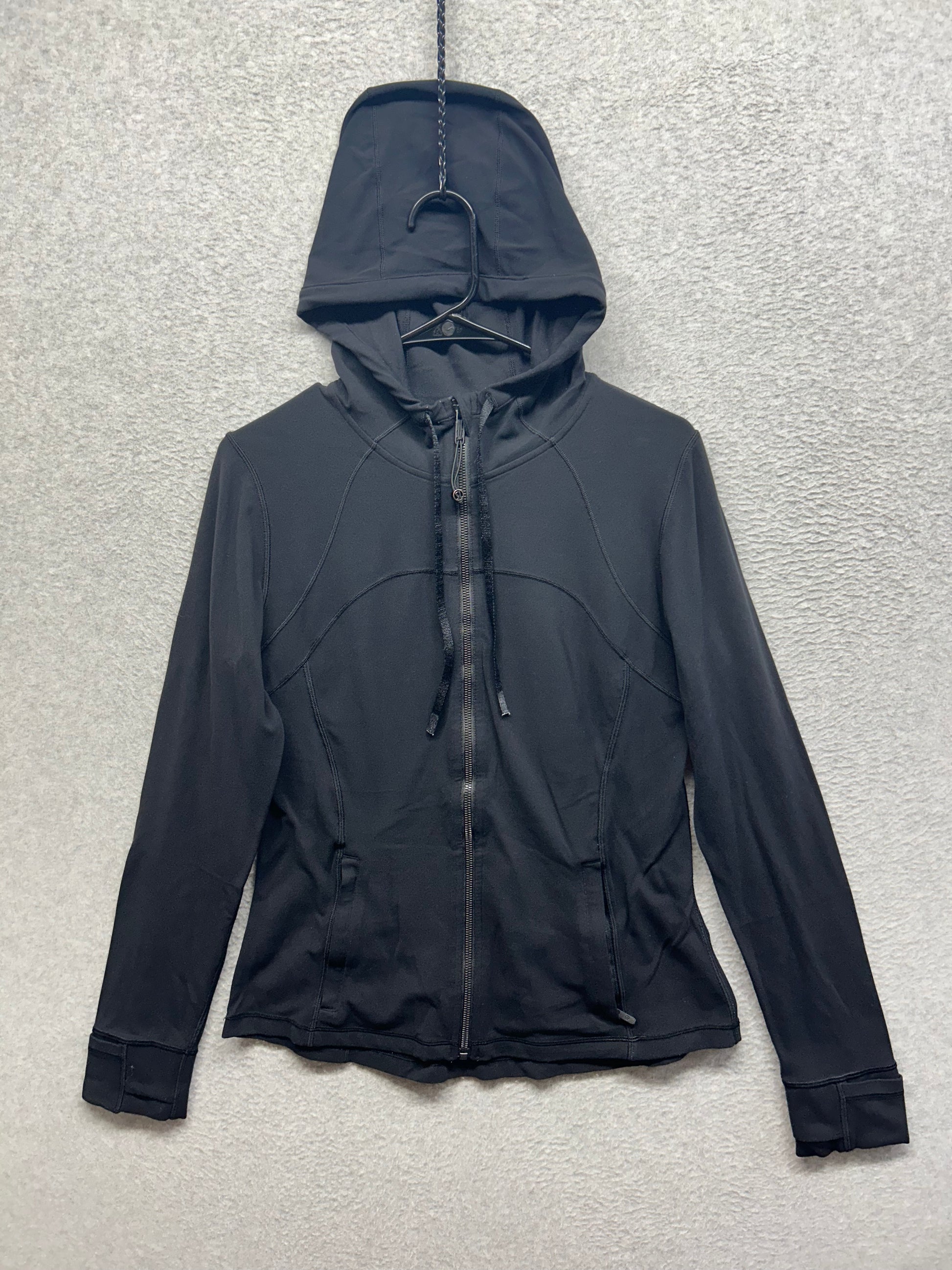 Lululemon Hooded Define Jacket Nulu Size 12 Black (Fourth Release)