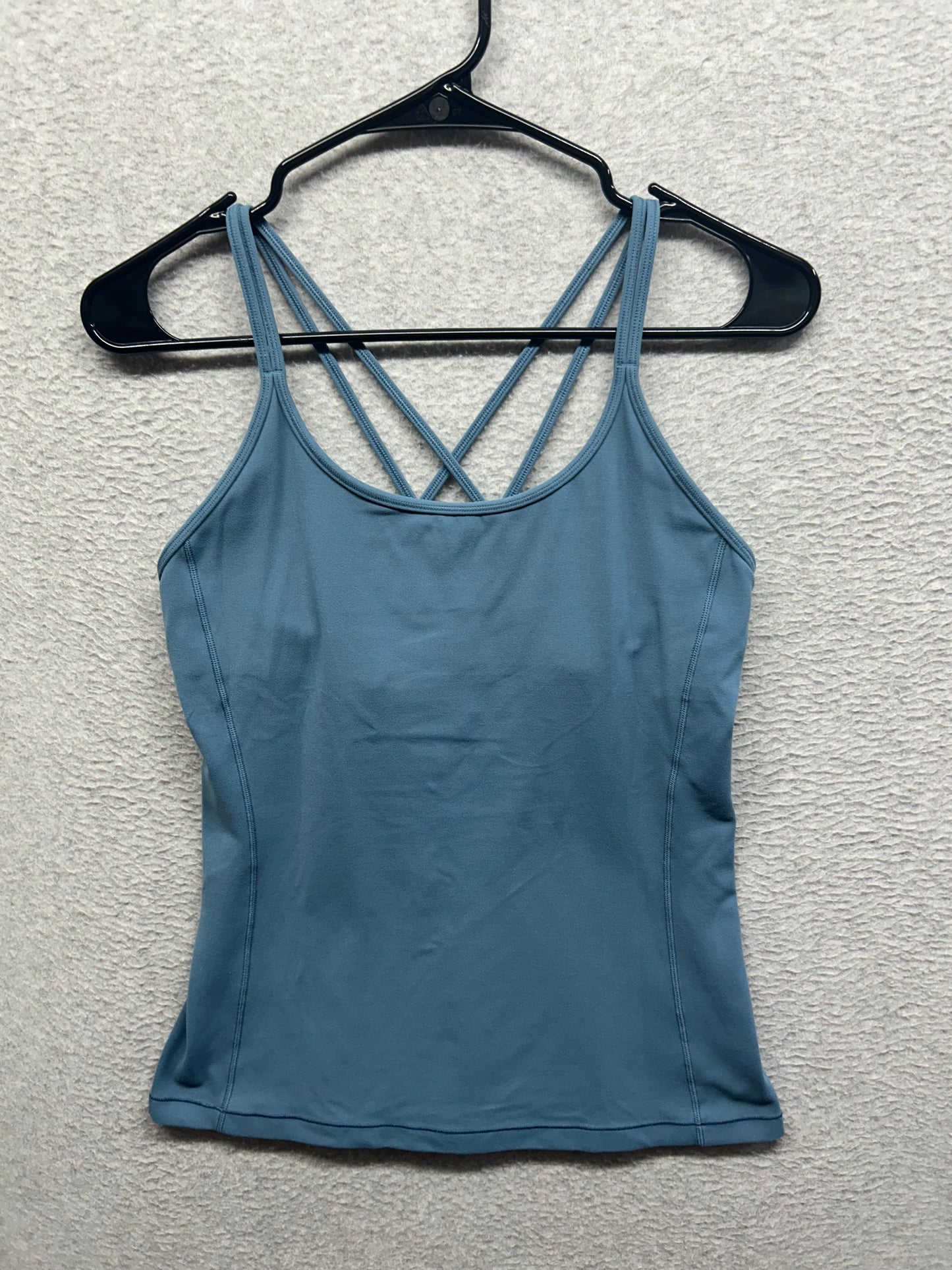 Lululemon Free To Be Tank Nulu Size 8 Slate Blue