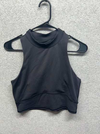 Lululemon Everlux and Mesh Cropped Tank Size 8 Black