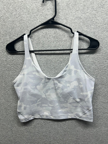 Lululemon Align Tank Size 10 Incognito Camo Alpine White Multi