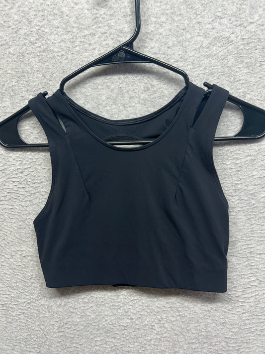 Lululemon Strong Front Bra Medium Support, B/C Cups Size 4 Black