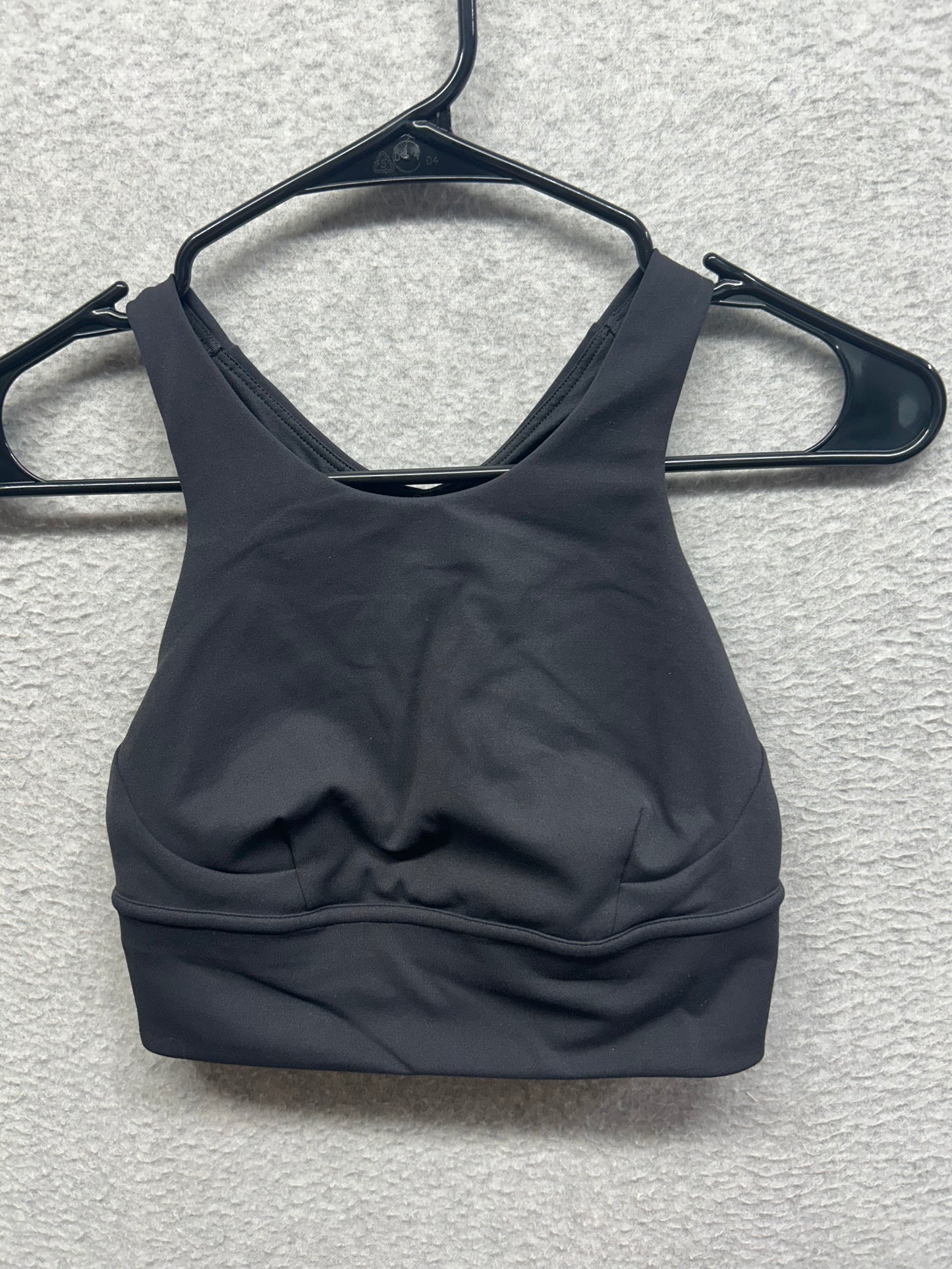 Lululemon Wunder Train Long-Line Bra Medium Support, C/D Cups Size 4 Black