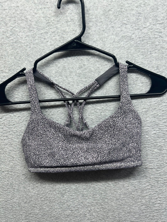 Lululemon Free To Be Zen Bra Size 4 Sea Spray Alpine White Dark Chrome