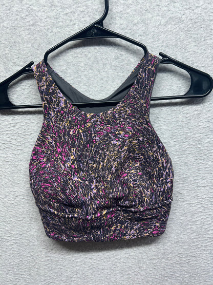 Lululemon Wunder Train Long-Line Bra Medium Support, C/D Cups Size 4 Topography Multi
