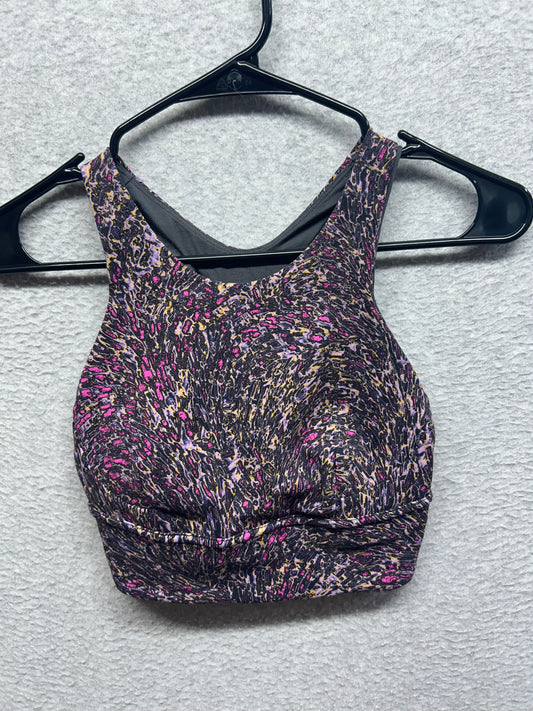 Lululemon Wunder Train Long-Line Bra Medium Support, C/D Cups Size 4 Topography Multi