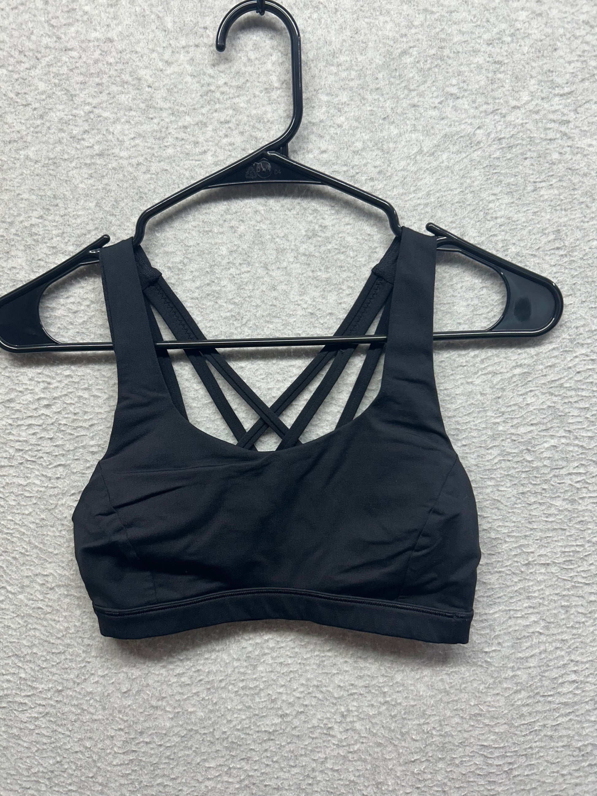 Lululemon Free To Be Serene Bra Size 4 Black