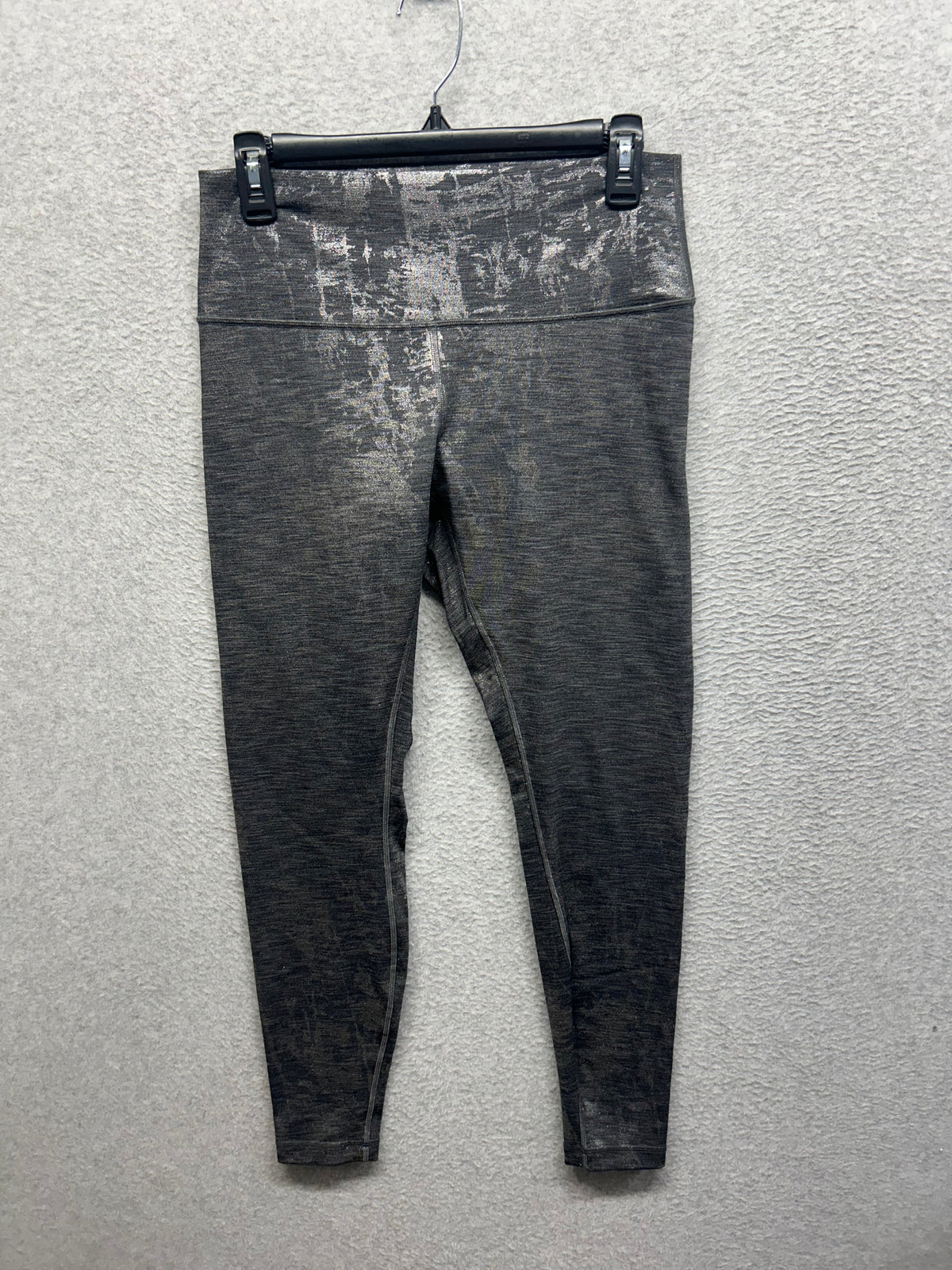 Lululemon Wunder Under Hi-Rise Tight Brindle Foil 28" Size 10 Crinkle Heather Brindle High Shine Foil