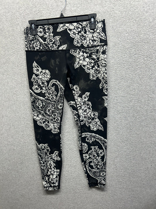 Lululemon Wunder Under High-Rise Tight Engineered Full-On Luxtreme 28" Size 10 Painted Paisley Wunder Under Silver Ice Black