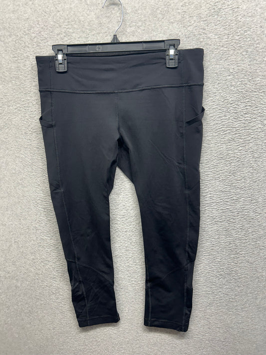 Lululemon Pace Rival Crop 22" Size 10 Black