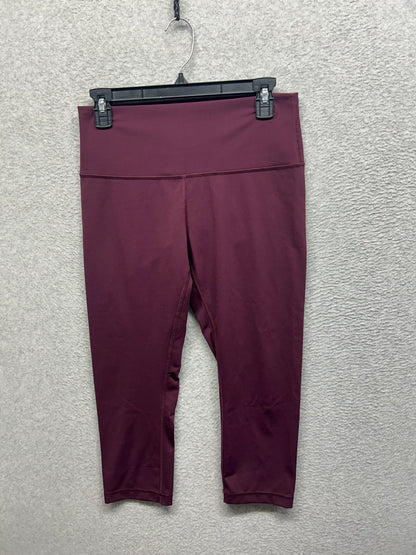 Lululemon Wunder Under Crop (Hi-Rise) (Full-On Luxtreme 21") Size 10 Dark Adobe