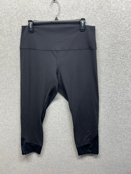 Lululemon Align Scalloped Hem High-Rise Crop 23" Size 14 Black