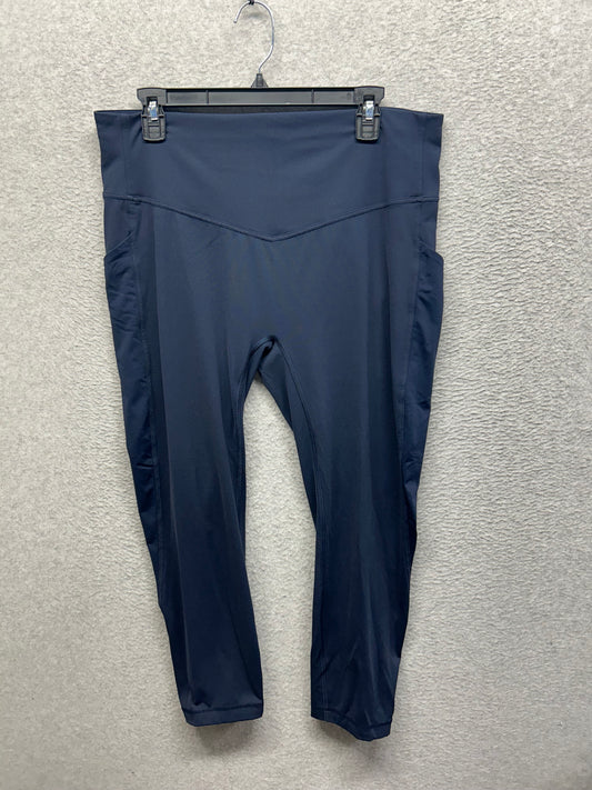 Lululemon All the Right Places High-Rise Crop 23" Size 14 True Navy