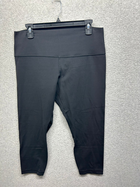 Lululemon Align Crop 23" Size 14 Black