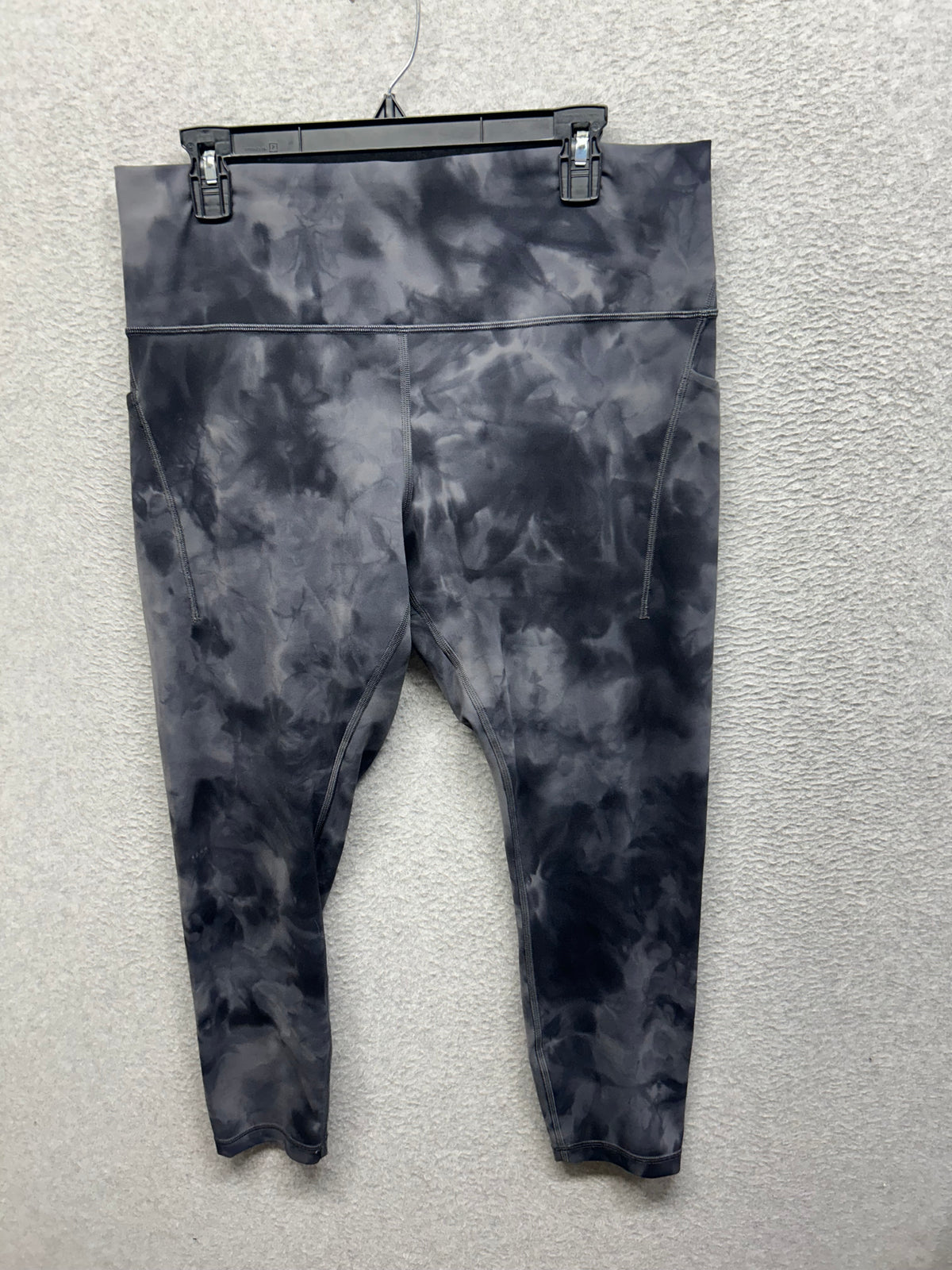 Lululemon Wunder Train High-Rise Tight with Pockets 25" Size 16 Diamond Dye Pitch Grey Graphite Grey